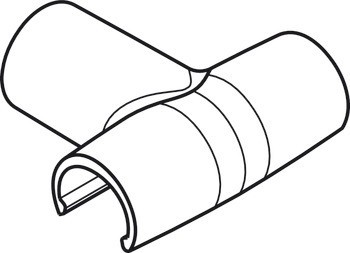 Příčný reling, kulaté, Häfele Matrix Box P Plus