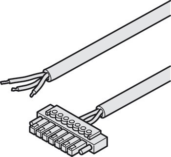 Připojovací kabel, pro vícebodový zámek s motorem