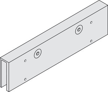 Příruba pro skleněné dveře, pro TS 93, Dorma
