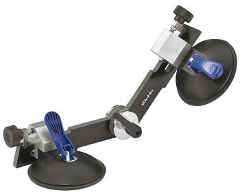 Přísavka na sklo, Jako upevňovací pomůcka pro lepení skla