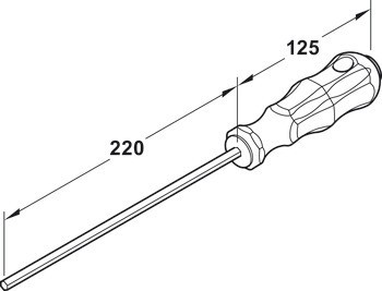 Prodloužení, Pro nastavovací nástroj Häfele Axilo® 48 / 78