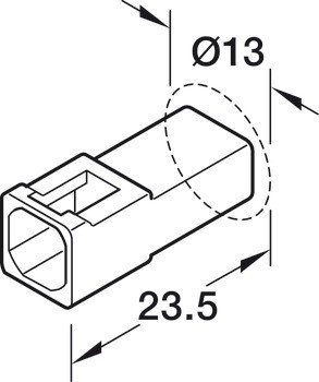 Prodlužovací kabel, Häfele Loox5 multi-white