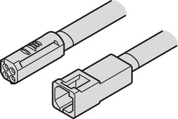 Prodlužovací kabel, Pro Häfele Loox5 24 V, 4pólové (RGB)