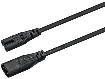 Prodlužovací kabel, se zástrčkou pro malá zařízení pro vstupní port C8