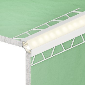 Profil do sádrokartonu (vnější roh 90°), Profil 5116 pro osvětlovací LED pásky 10 mm
