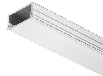 Profil pro spodní montáž, Häfele Loox profil 2190 pro osvětlovací LED pásky 10 mm