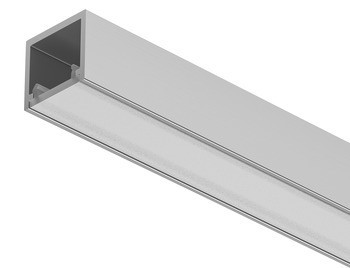 Profil pro spodní montáž, Häfele Loox5 profil 2102 pro osvětlovací LED pásky 8 mm