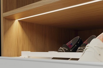 Profil pro zápustnou montáž, Häfele Loox5 profil 1103 pro osvětlovací LED pásky 8 mm