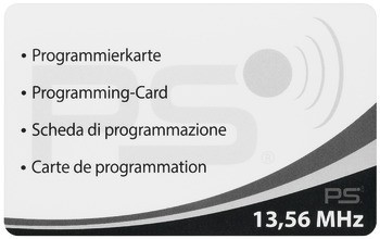 Programovací karta, pro nábytkový zámek EFL 50