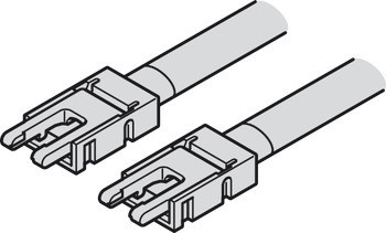 Propojovací kabel, pro Häfele Loox5 osvětlovací LED pásku, 8 mm, COB, 2pólový (jednobarevná nebo tunable white 2vodičová technologie)