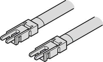 Propojovací kabel, pro Häfele Loox5 osvětlovací LED pásky, 5 mm, 2pólový (jednobarevná nebo tunable white 2vodičová technologie)