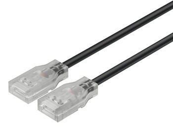 Propojovací kabel, Pro Häfele Loox5 osvětlovací silikonovou LED pásku, 8 mm, 2pólovou (jednobarevná nebo multi-white 2vodičová technologie)