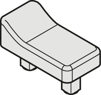 Protikus, pro skládací dveře Push-To-Open, Hawa Folding Concepta III 20/25 Push
