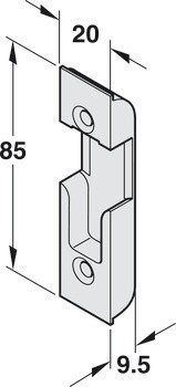 Protiplech, pro valivý čep