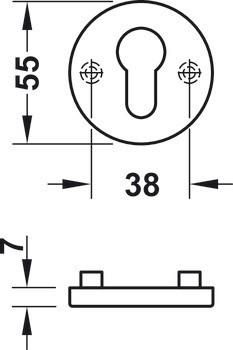 PZ vnitřní rozeta, Pro FSB 73 7391, 7392, 7393