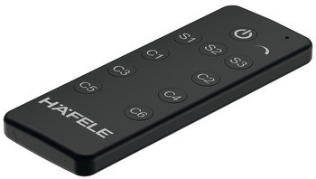 Rádiový dálkový ovladač, Häfele Loox Premium, 6kanálový, 2pólový (jednobarevný)