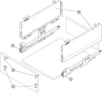 Rám, Häfele Matrix Box P Plus