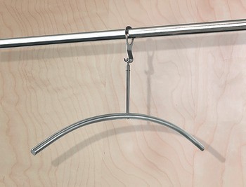 Ramínka na šaty, nerez, s ochranou proti krádeži, pevné