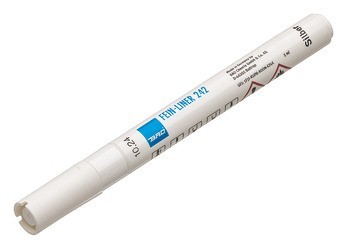 Retušovací tužka na lak, fine-liner, pro retuše/opravy, bílá nebo barva stříbra