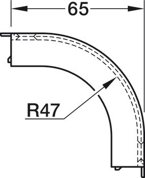 Rohový konektor, Häfele Lighting OneCable