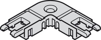 Rohový konektor, pro Häfele Loox5 osvětlovací LED pásku, 8 mm, 3pólový (multi-white)