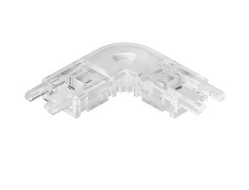 Rohový konektor, pro Häfele Loox5 osvětlovací LED pásky, 8 mm, 2pólový (jednobarevná nebo tunable white 2vodičová technologie)