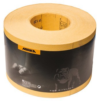 Role smirkového papíru, Mirka Proflex, na dřevo, plast, laky, pro ruční broušení; Š x D: 115 mm x 50 m