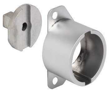 Rozeta pro povrchovou montáž, Häfele Symo ML, pro prodloužení rozvorového zámku modulárního systému 30 mm