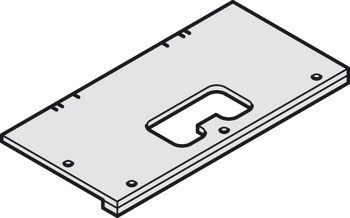 Frézovací šablona, Hawa, pro frézování výřezů, pro vedení a závěsná kování