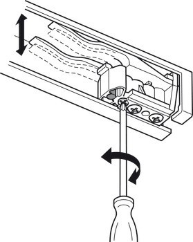 Kování pro posuvné dveře, Hawa Porta 60/100 H/HC, sada