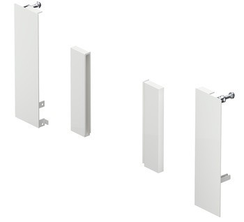 Sada čelního držáku pro vnitřní výsuv, Blum Merivobox, systémová výška E s vkládaným prvkem vpředu