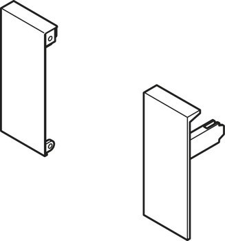 Sada čelního kování, pro vnitřní zásuvku, Häfele Matrix Box Slim A