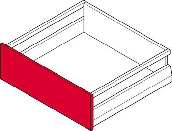Sada čelního panelu, pro vnitřní výsuv Matrix Box P Plus