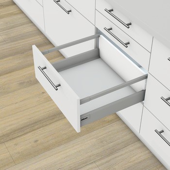 Sada čelního výsuvu, Blum Tandembox antaro, reling D, systémová výška M, výška bočnice 83 mm