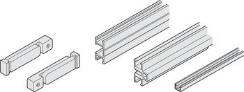 Sada dělicího profilu, pro Häfele Slido F-Line44 80A, Slido F-Line32 80A