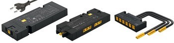 Sada Driveru s Connect Mesh 6cestným rozbočovačem a RGB adaptérem, Häfele Loox5, konstantní napětí 12 V