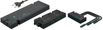 Sada Driveru s Connect Mesh 6cestným rozbočovačem a RGB adaptérem, Häfele Loox5, konstantní napětí 24 V