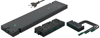 Sada Driveru s Connect Mesh 6cestným rozbočovačem a RGB adaptérem, Häfele Loox5, konstantní napětí 24 V