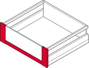 Sada držáku čelního panelu, pro skleněný čelní panel, pro Matrix Box P Plus