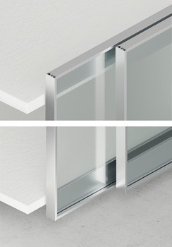 Sada dveří s hliníkovým rámem, pro Häfele Slido F-Line44 80A a F-Line32 80A