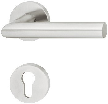 Sada dveřních klik, FSB model 76 1076 nerez, požárně odolné dveře