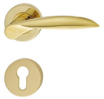 Sada dveřních klik, Häfele Startec model PDH 4177, nerez, požárně odolné dveře