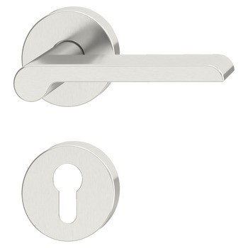 Sada dveřních klik, Häfele Startec model PDH 5146, nerez, požárně odolné dveře