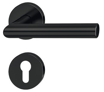 Sada dveřních klik, Häfele Startec model PDH 5203, hliník, požárně odolné dveře