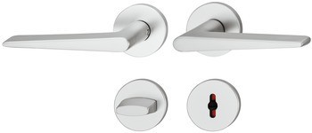 Sada dveřních klik, FSB ASL® model 11 1005/12 1005, hliník