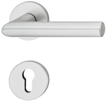 Sada dveřních klik, FSB ASL® model 11 1076/12 1076, hliník