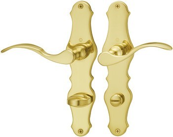 Sada dveřních klik, mosaz, Hoppe, Weimar M112SLN/2007