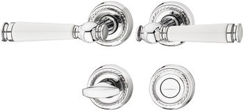 Sada dveřních klik, mosaz, Jatec, Sanssouci R 949/992