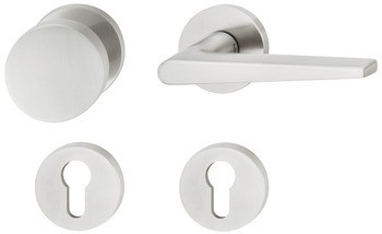 Sada dveřních klik, FSB ASL® model 11 1005/12 1005, nerez