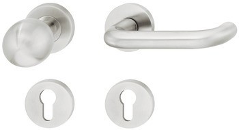 Sada dveřních klik, FSB ASL® model 11 1070/12 1070, nerez